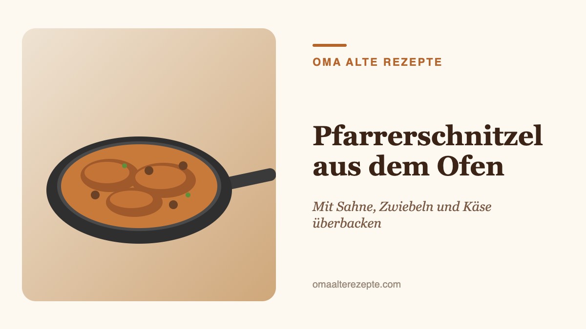 Illustration: Pfanne mit angebratenen Steaks in heller Soße