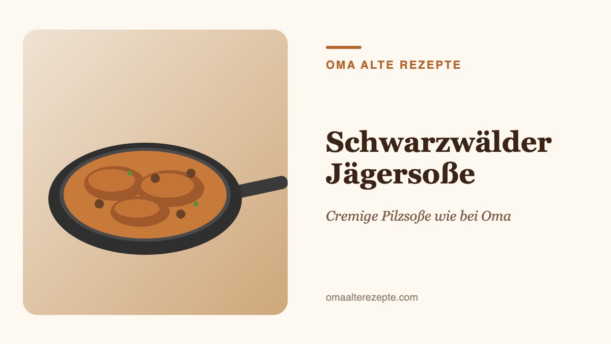 Illustration: Pfanne mit Pilzsoße