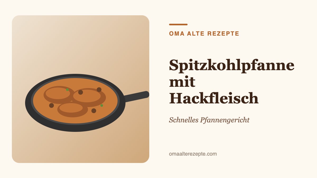 Illustration: Pfanne mit Hackfleisch und Gemüse