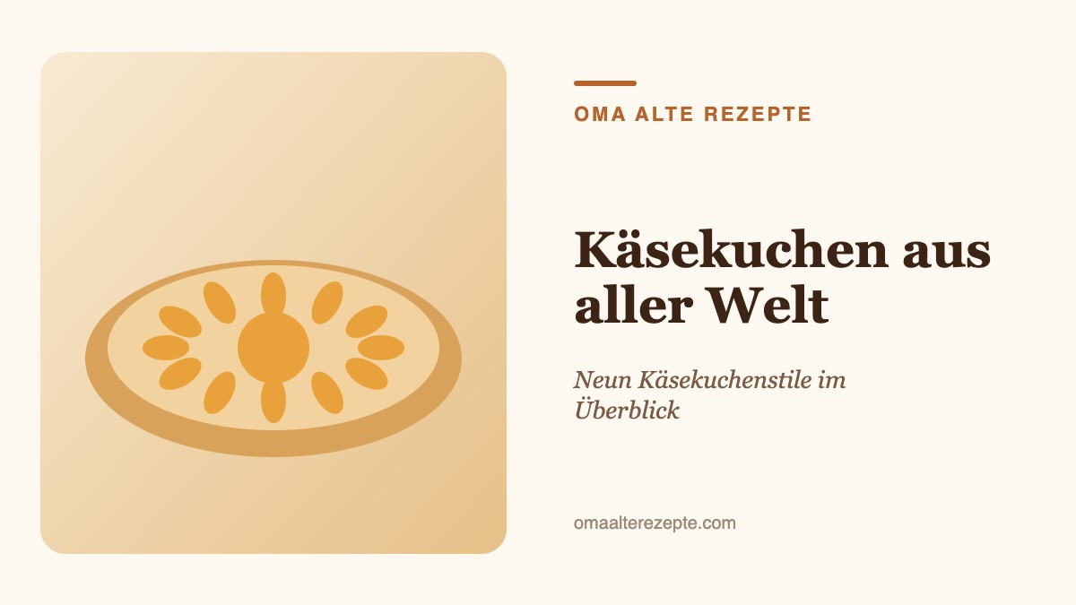 Illustration: runder Käsekuchen auf einer Platte
