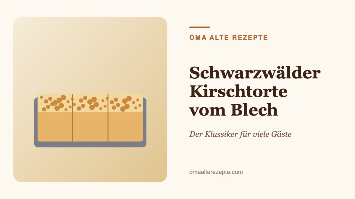 Illustration: Blechkuchen in Stücken mit Streuseln