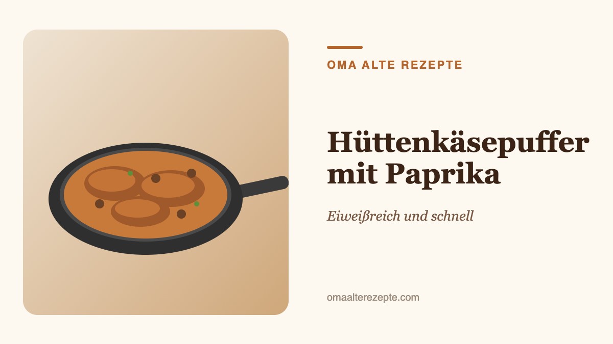 Illustration: Pfanne mit goldbraunen Puffern