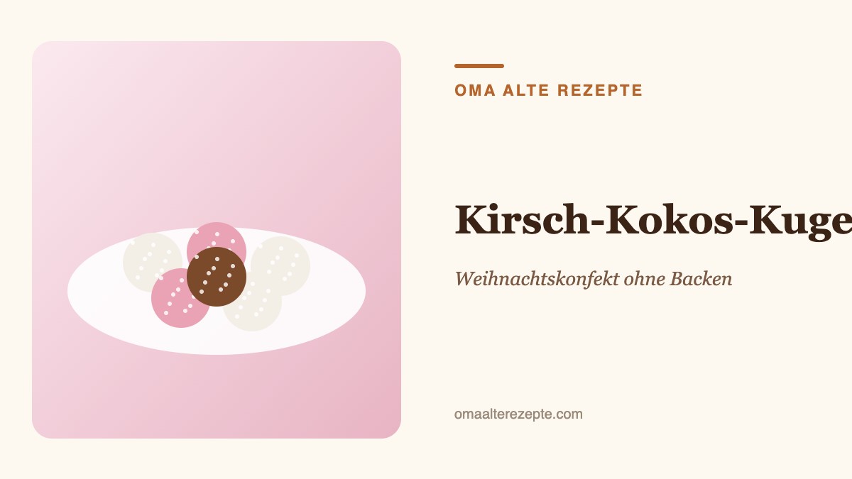 Illustration: Teller mit weißen und rosa Kokoskugeln