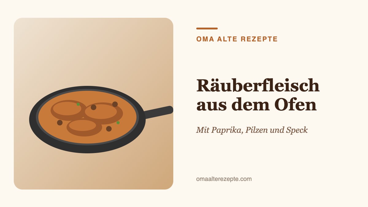Illustration: Pfanne mit Fleisch und Gemüse