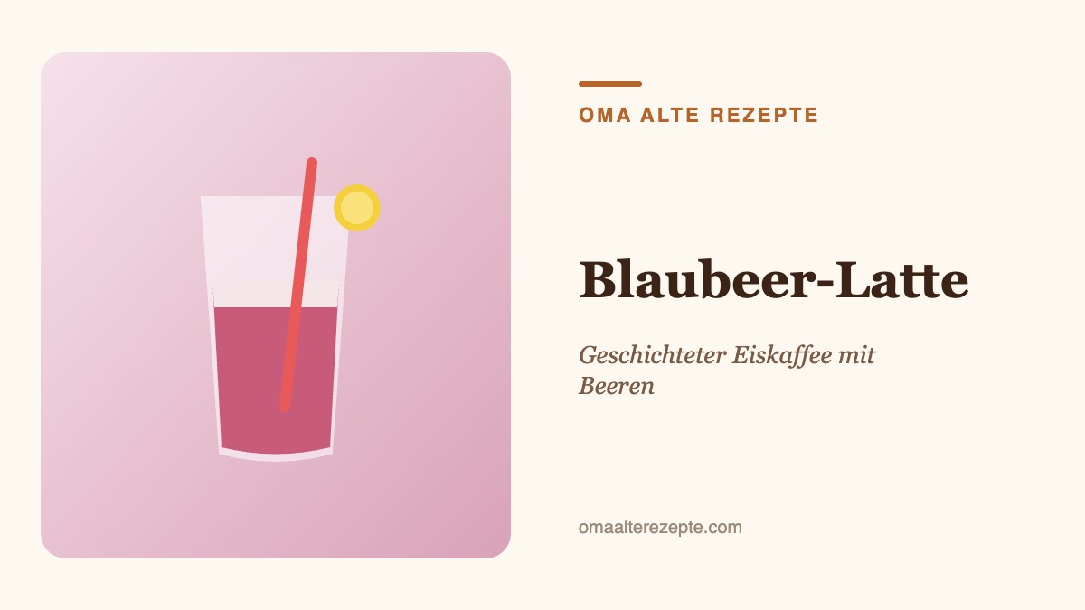 Illustration: Glas mit rosa-violettem Getränk und Strohhalm