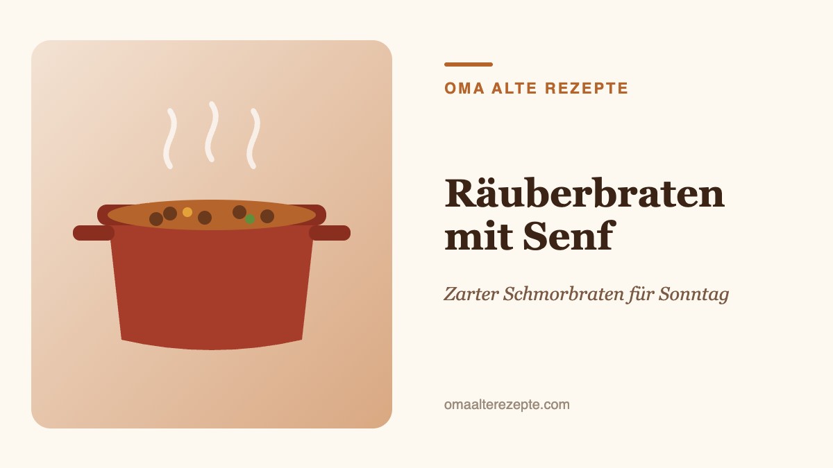 Illustration: Bräter mit Schmorbraten und Soße