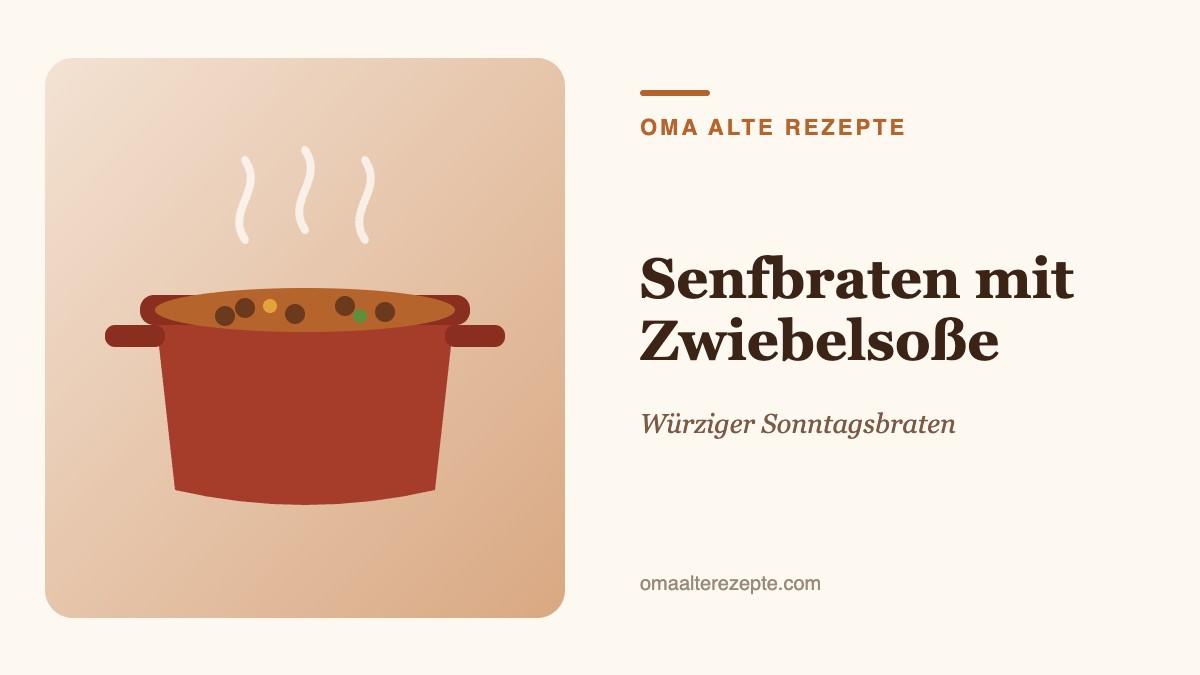 Illustration: Bräter mit Braten und Soße